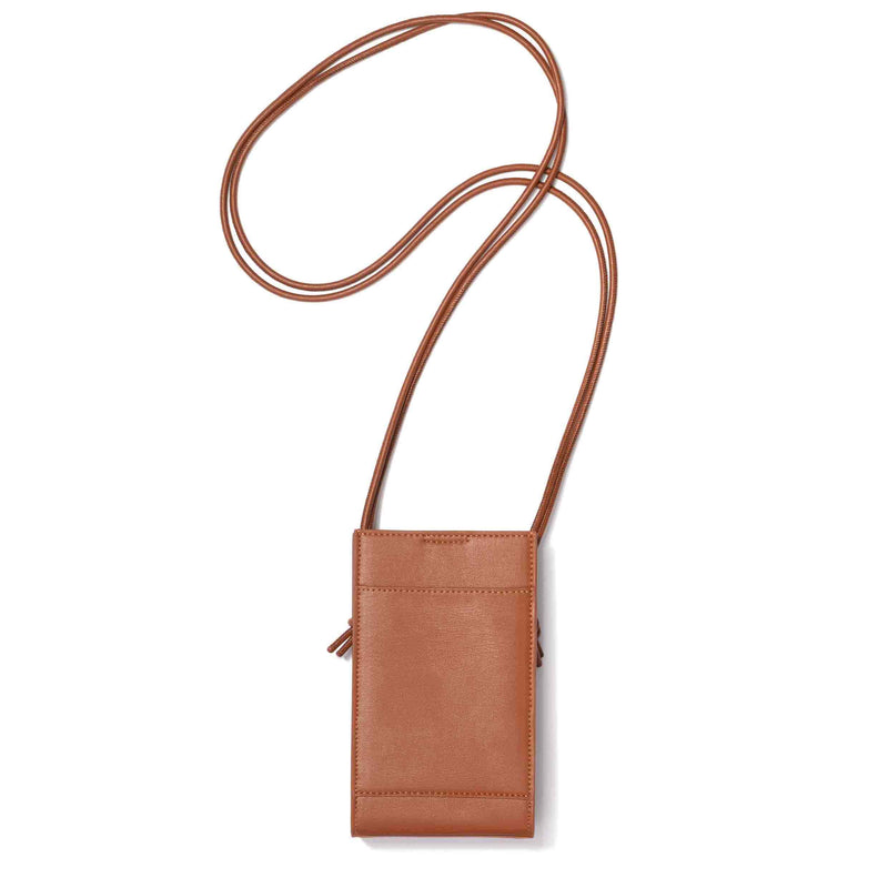 APPLE-LEATHER CROSSBODY HANDBAG