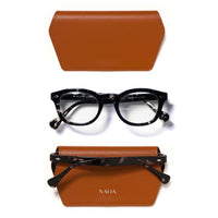 3 PACK APPLE-LEATHER SLIM GLASSES CASE