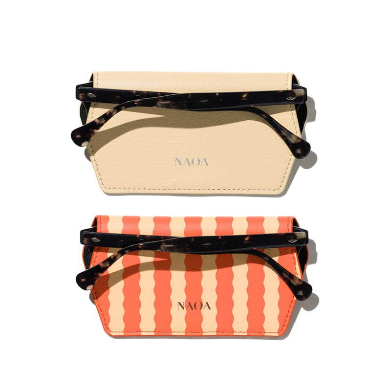 2 PACK APPLE-LEATHER SLIM GLASSES CASE
