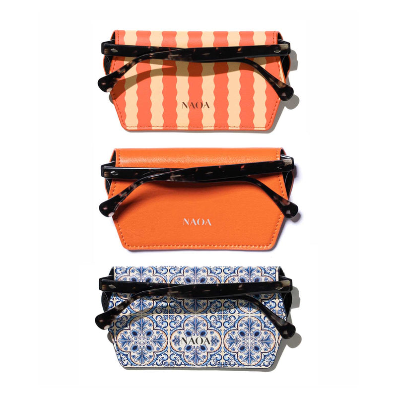 3 PACK APPLE-LEATHER SLIM GLASSES CASE