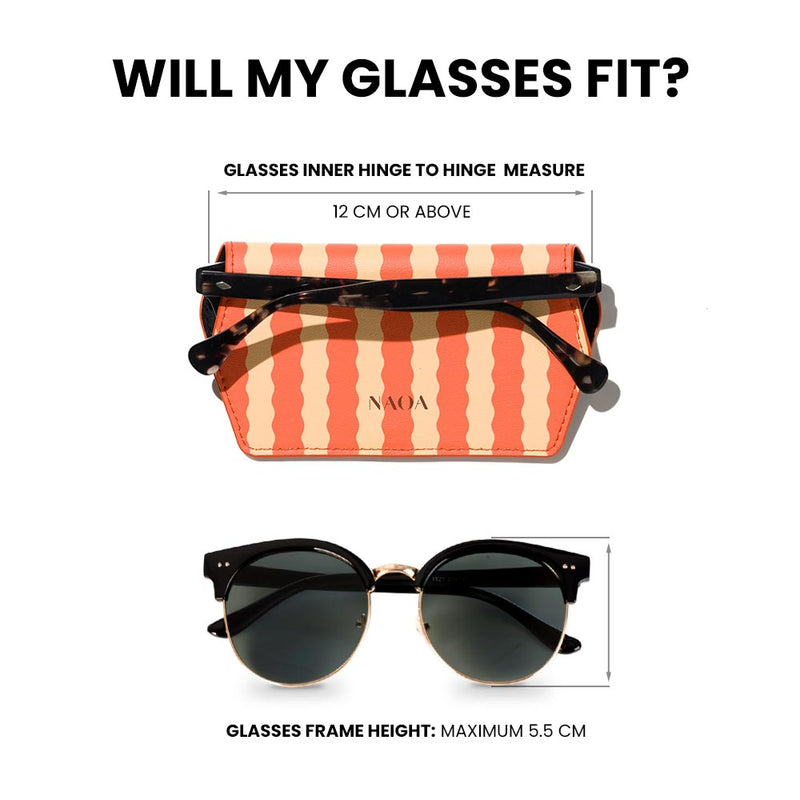 FAMILY 5 PACK APPLE-LEATHER SLIM GLASSES CASE