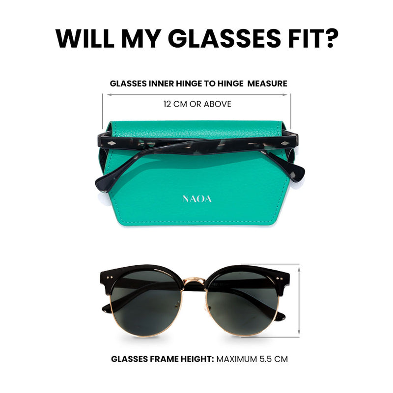 APPLE-LEATHER SLIM GLASSES CASE