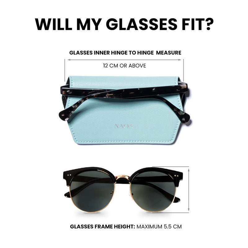 APPLE-LEATHER SLIM GLASSES CASE