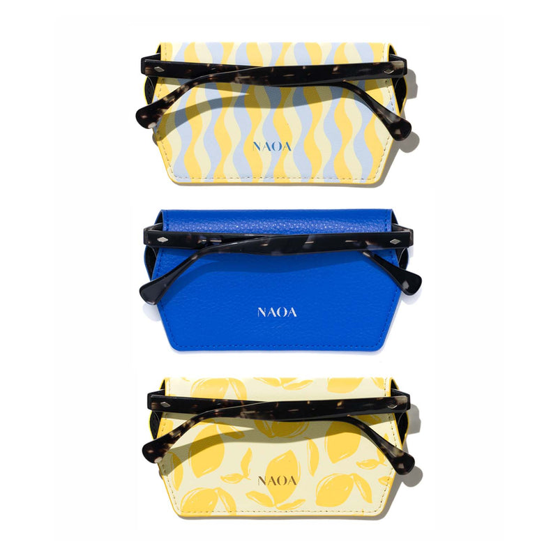 3 PACK APPLE-LEATHER SLIM GLASSES CASE