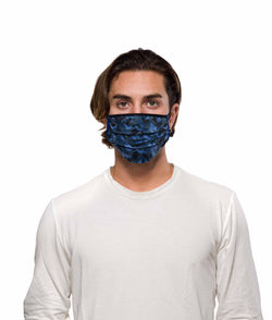 camouflage printed face mask for men